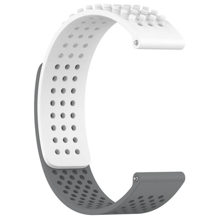 Flot Silikone Universal Rem passer til Smartwatch - Hvid#serie_1