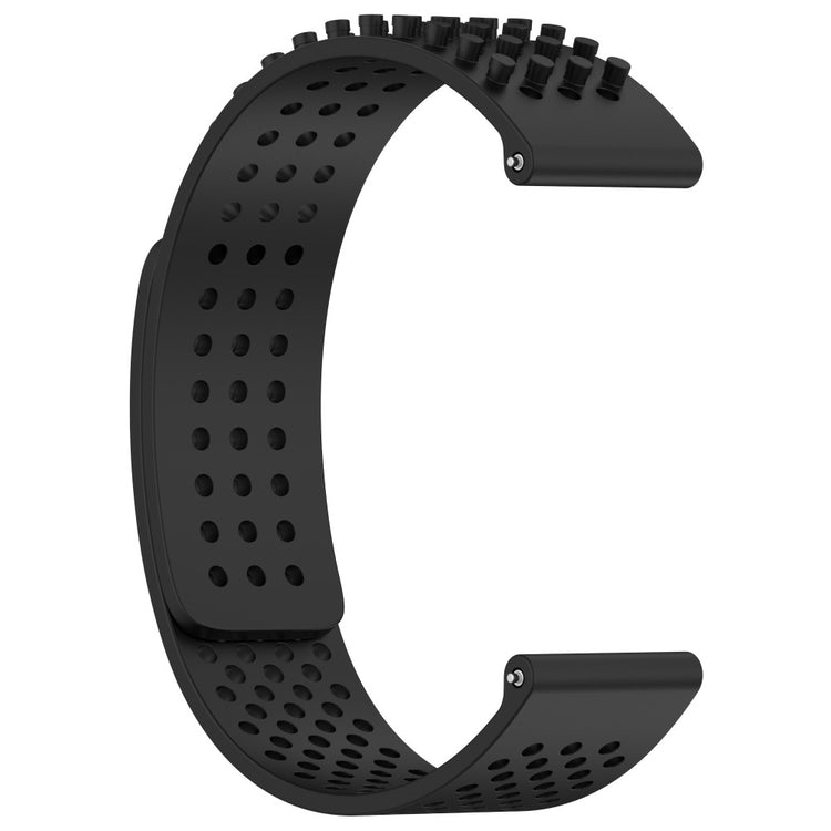 Flot Silikone Universal Rem passer til Smartwatch - Sort#serie_10