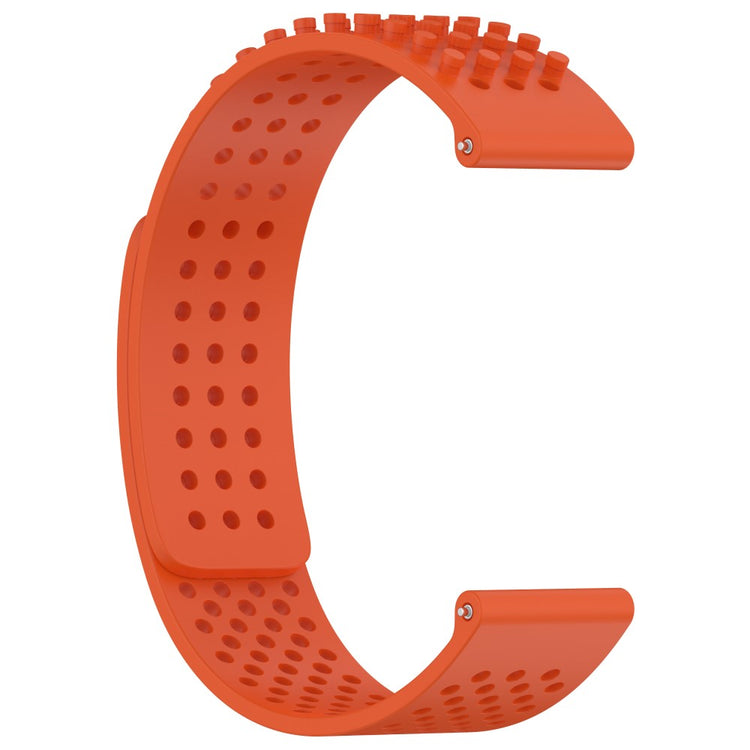 Fremragende Silikone Universal Rem passer til Smartwatch - Orange#serie_4