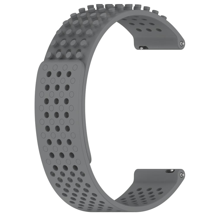 Fremragende Silikone Universal Rem passer til Smartwatch - Sølv#serie_12