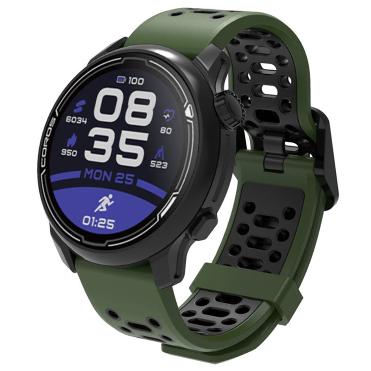 Rigtigt Pænt Silikone Universal Rem passer til Smartwatch - Grøn#serie_6