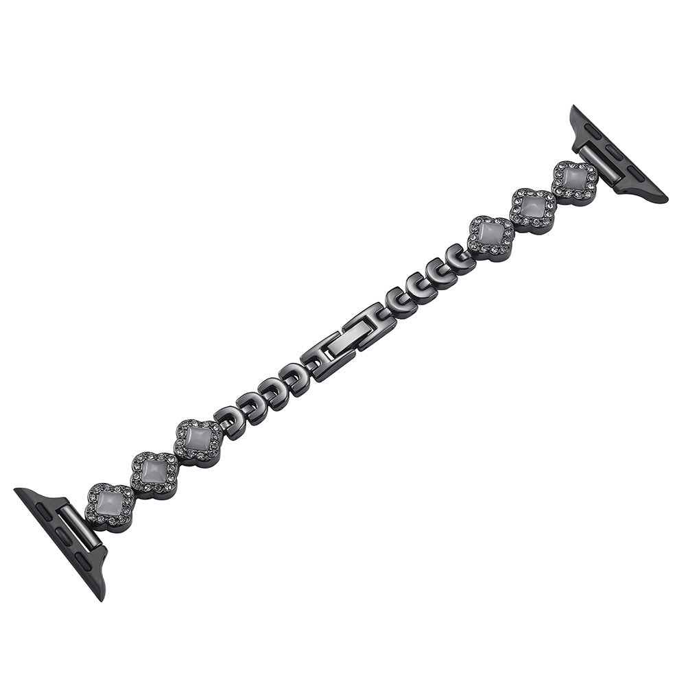 Vildt Fantastisk Rhinsten Universal Rem passer til Apple Smartwatch - Sort#serie_1