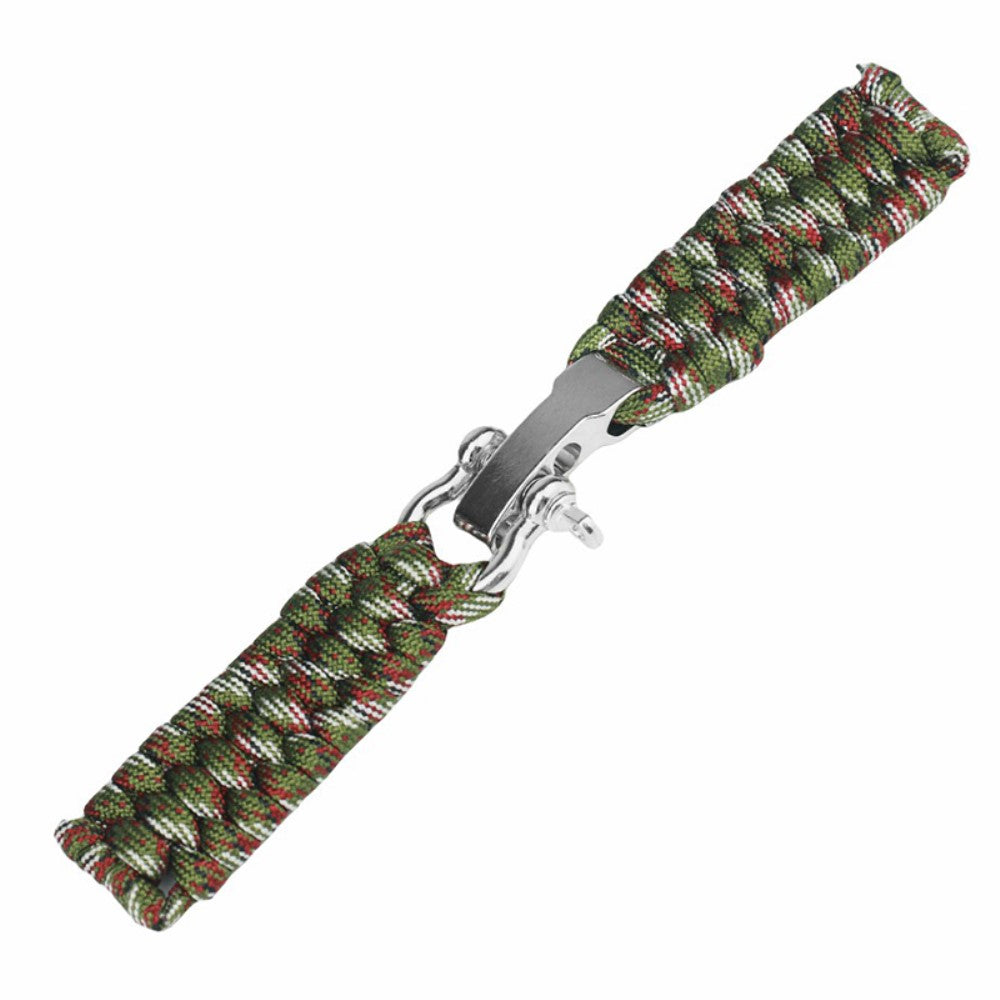 Huawei Watch GT4 46mm / Samsung Galaxy Watch3 45mm Watch Strap 22mm Braided Rope Wrist Band - Green Camouflage#serie_8
