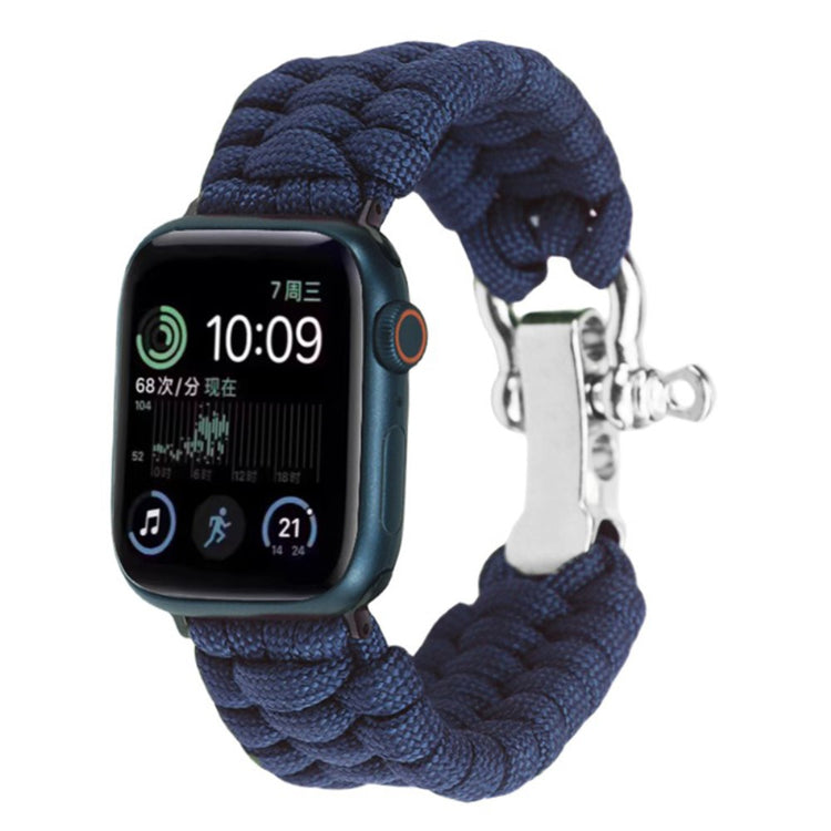Helt Vildt Fint Nylon Universal Rem passer til Apple Smartwatch - Blå#serie_9