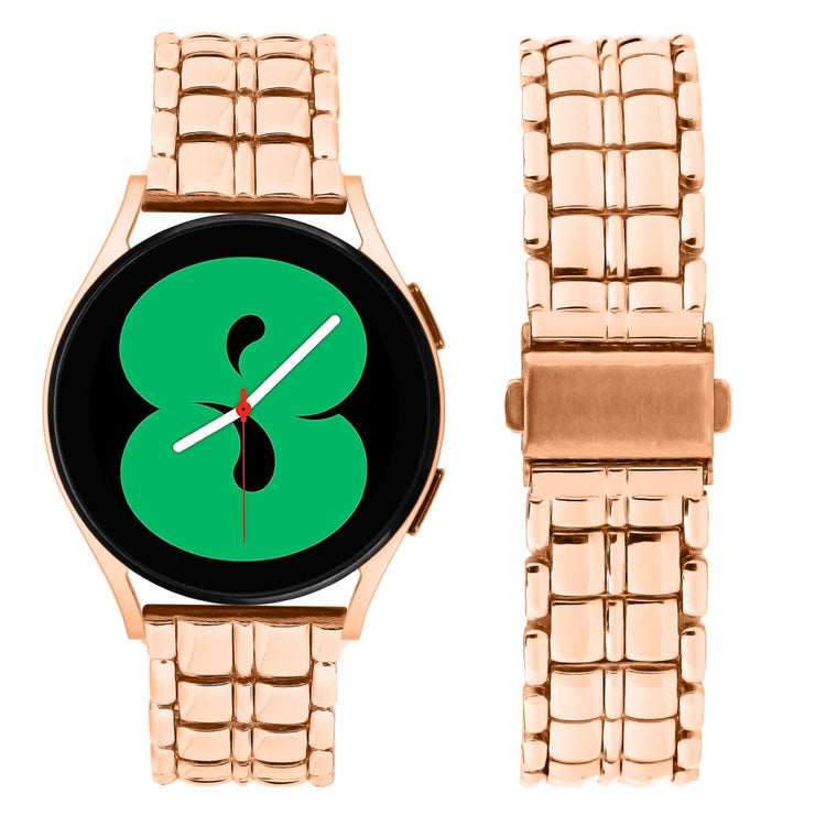 Skøn Metal Universal Rem passer til Samsung Smartwatch - Pink#serie_3