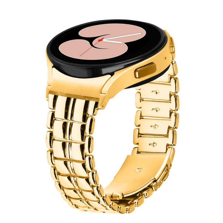 Super Fantastisk Metal Universal Rem passer til Samsung Smartwatch - Guld#serie_3