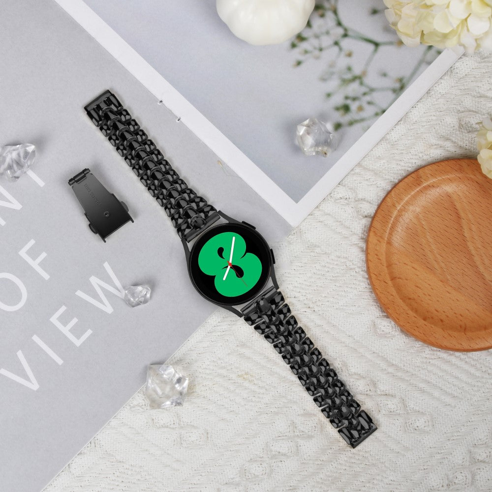 Meget Cool Metal Universal Rem passer til Samsung Smartwatch - Sort#serie_1