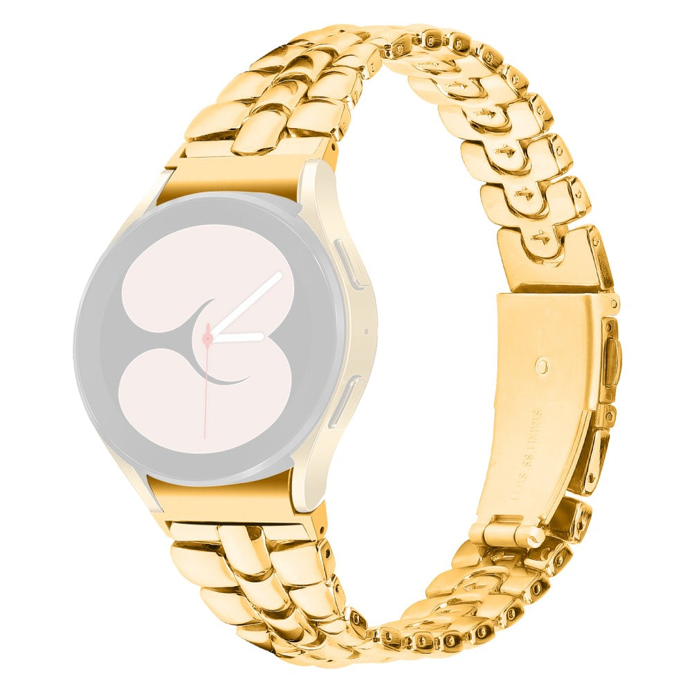 Rigtigt Godt Metal Universal Rem passer til Samsung Smartwatch - Guld#serie_3