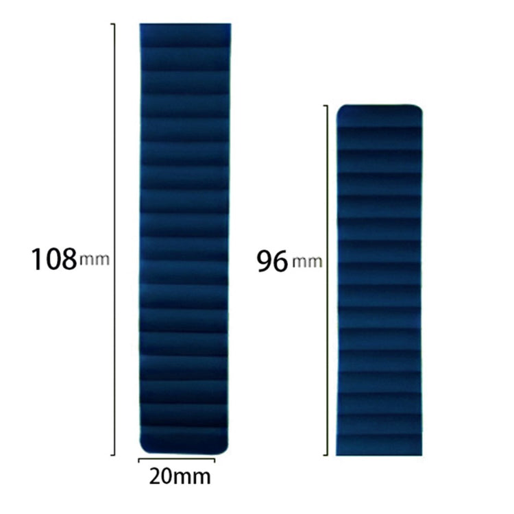 Huami Amazfit GTS 4 / 3 / 2 / 1 / mini Silicone Watch Strap 20mm Magnetic Sports Band - Army Green#serie_7