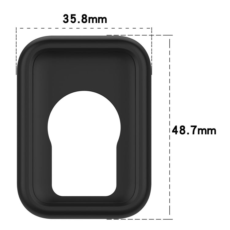 Xiaomi Smart Band 8 Pro Watch Band Silicone scratch-resistant Strap with Case - Red#serie_6