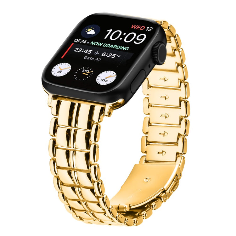 Vildt Skøn Metal Universal Rem passer til Apple Smartwatch - Guld#serie_2