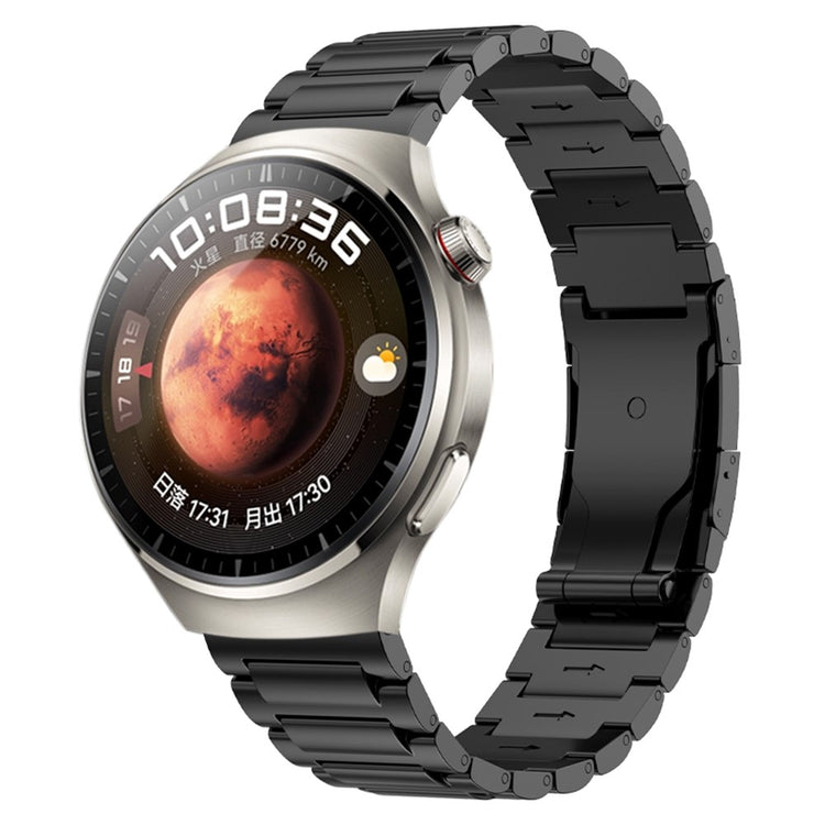 Skøn Metal Universal Rem passer til Smartwatch - Sort#serie_1