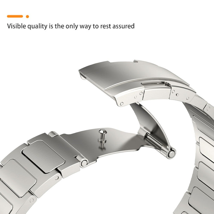 Helt Vildt Pænt Metal Universal Rem passer til Smartwatch - Sort#serie_3
