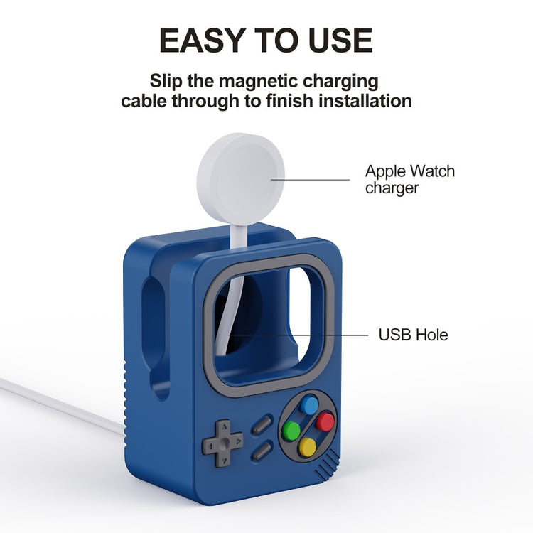 Vildt Fed Silikone Cover passer til Apple Smartwatch - Blå#serie_4