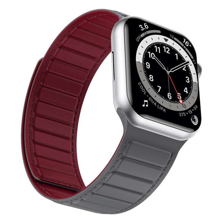Vildt Rart Silikone Universal Rem passer til Apple Smartwatch - Rød#serie_9