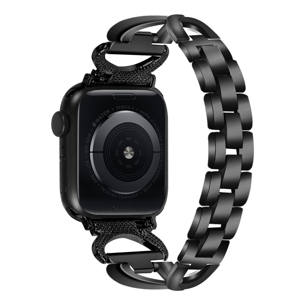 Tidsløst Metal Universal Rem passer til Apple Smartwatch - Sort#serie_1