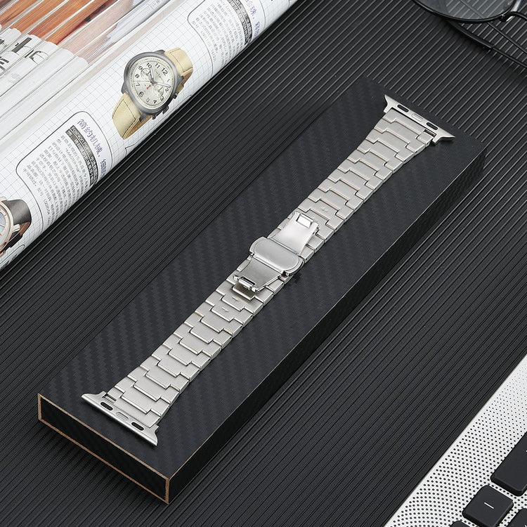 Rigtigt Smuk Metal Universal Rem passer til Apple Smartwatch - Sølv#serie_2