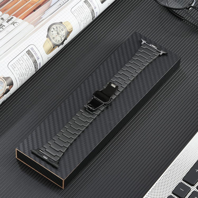 Rigtigt Smuk Metal Universal Rem passer til Apple Smartwatch - Sort#serie_3