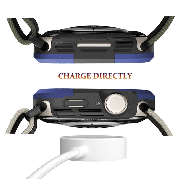 Beskyttende Silikone Universal Bumper passer til Apple Watch Series 8 (41mm) / Apple Watch Series 7 41mm - Lilla#serie_6