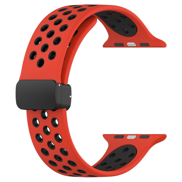 Super Flot Silikone Universal Rem passer til Apple Smartwatch - Rød#serie_1