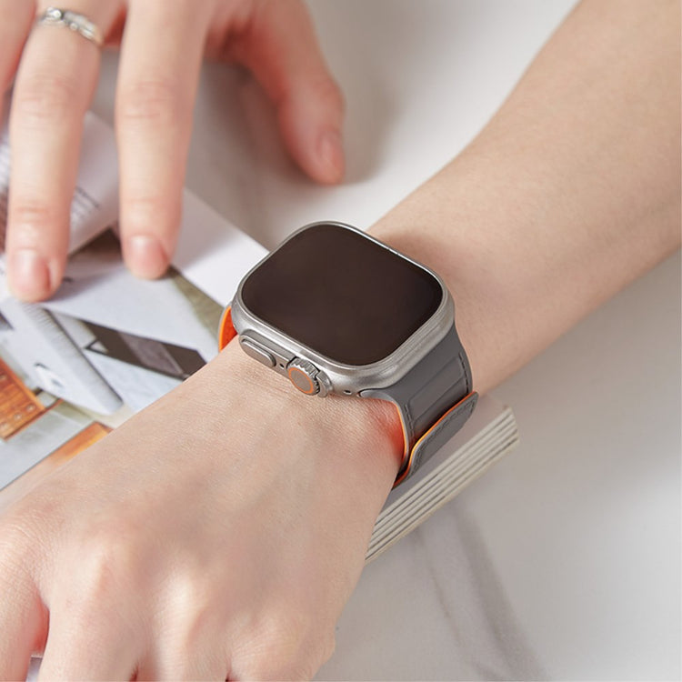 Super Kønt Silikone Universal Rem passer til Apple Smartwatch - Brun#serie_11