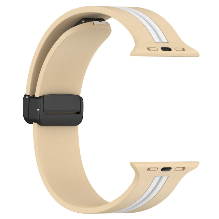 Helt Vildt Godt Silikone Universal Rem passer til Apple Smartwatch - Brun#serie_10