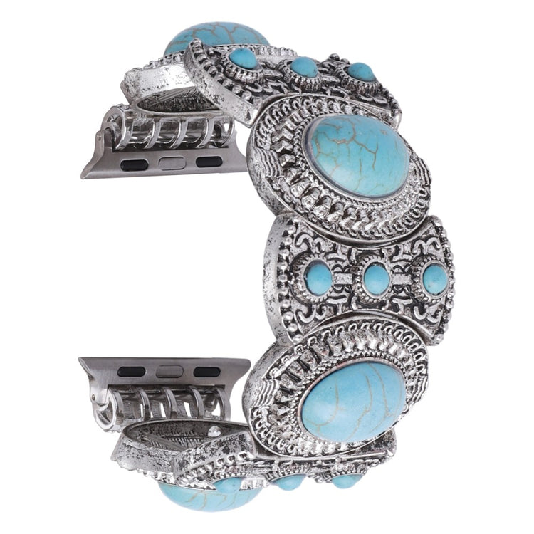 Nydelig Plastik Og Rhinsten Universal Rem passer til Apple Smartwatch - Grøn#serie_2