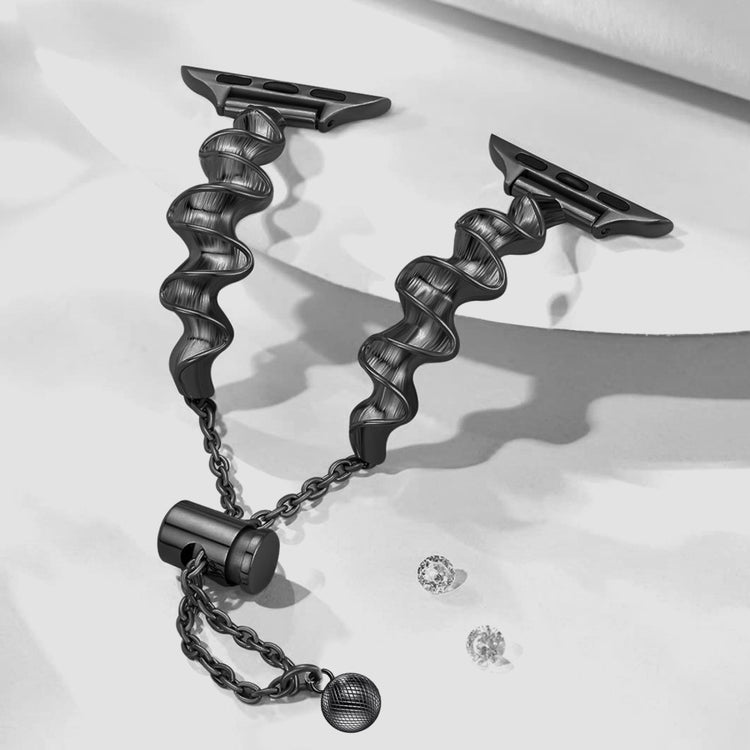 Vildt Hårdfør Metal Universal Rem passer til Apple Smartwatch - Sort#serie_1