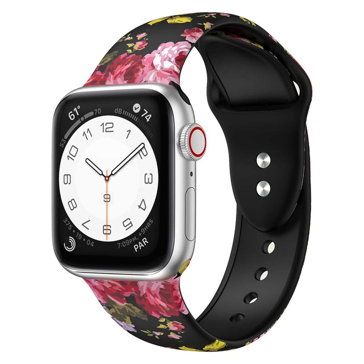 Cool Silikone Universal Rem passer til Apple Smartwatch - Størrelse: S - Pink#serie_1