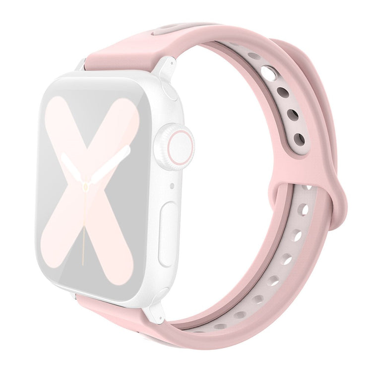 Vildt Fantastisk Silikone Universal Rem passer til Apple Smartwatch - Pink#serie_3
