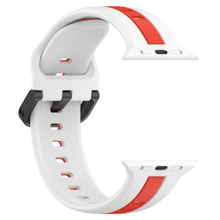 Vildt Elegant Silikone Universal Rem passer til Apple Smartwatch - Hvid#serie_2
