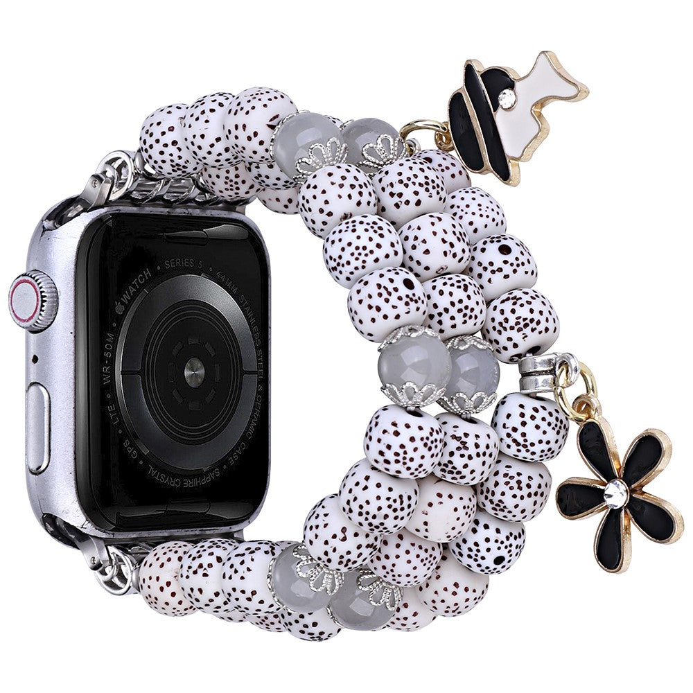 Vildt Flot Metal Og Plastik Universal Rem passer til Apple Smartwatch - Hvid#serie_3
