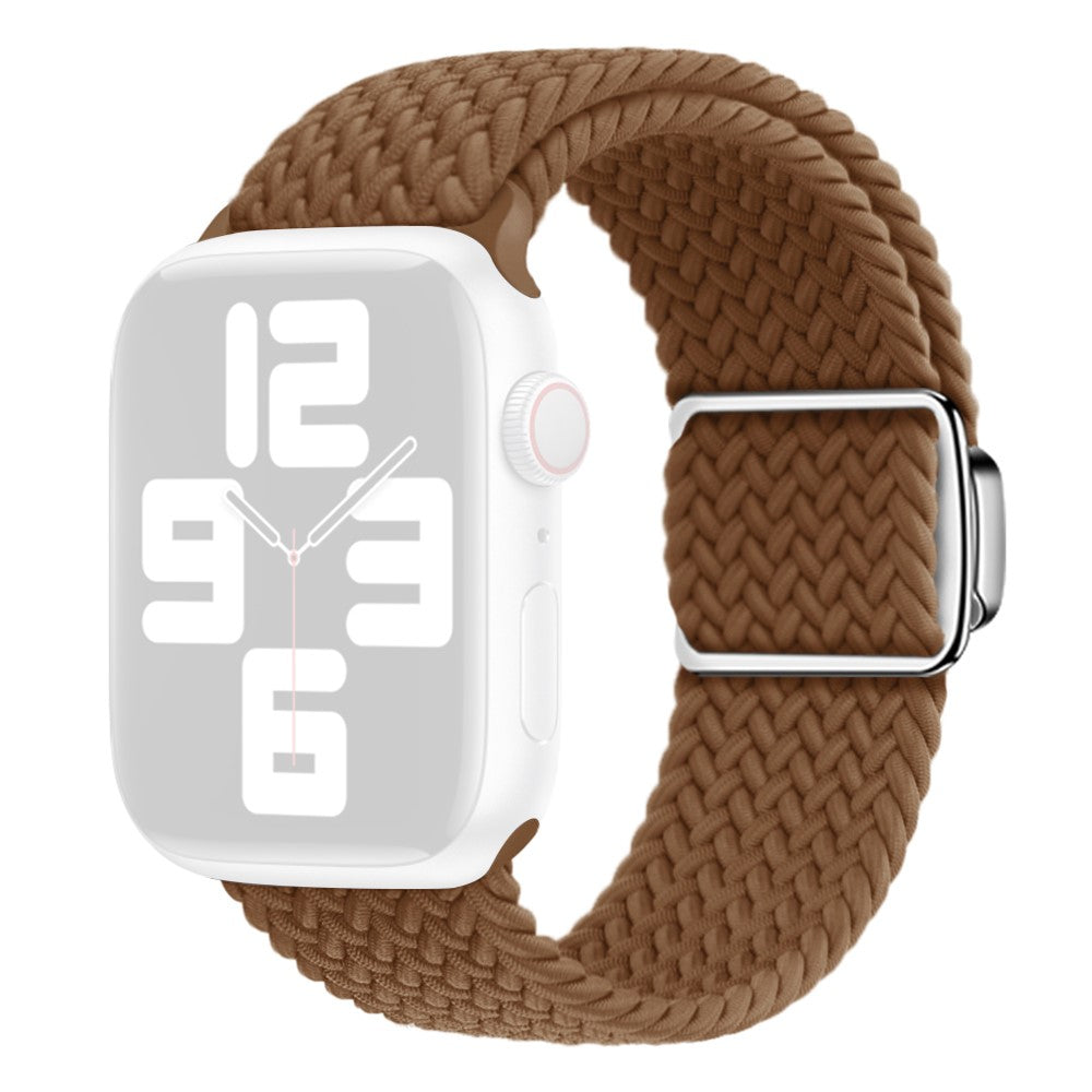 Apple Watch Series 9 41mm nylon braided strap - Brown#serie_1