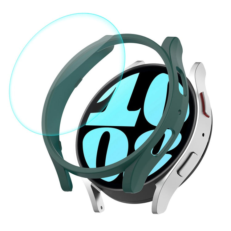 HAT PRINCE Samsung Galaxy Watch 6 (40mm) electroplated cover with tempered glass - Blackish Green#serie_5