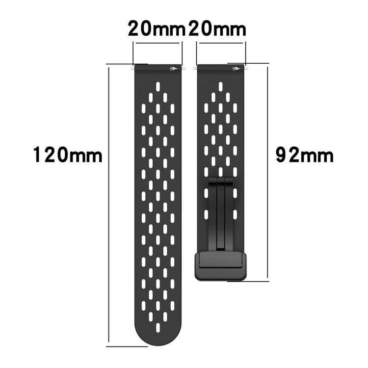 20mm silicone strap for Samsung Galaxy Watch 6 / 5 / 4 - Dark Green#serie_11