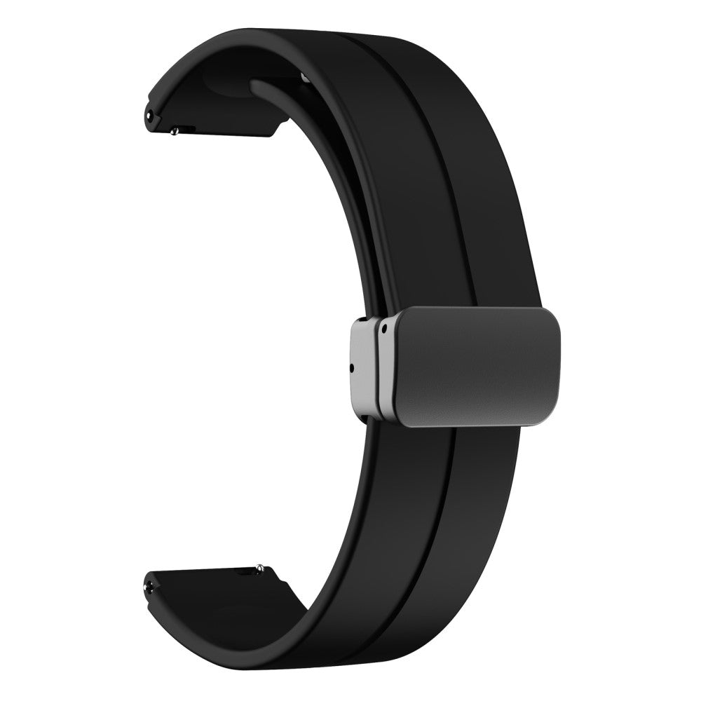 Helt Vildt Sejt Silikone Universal Rem passer til Smartwatch - Sort#serie_1