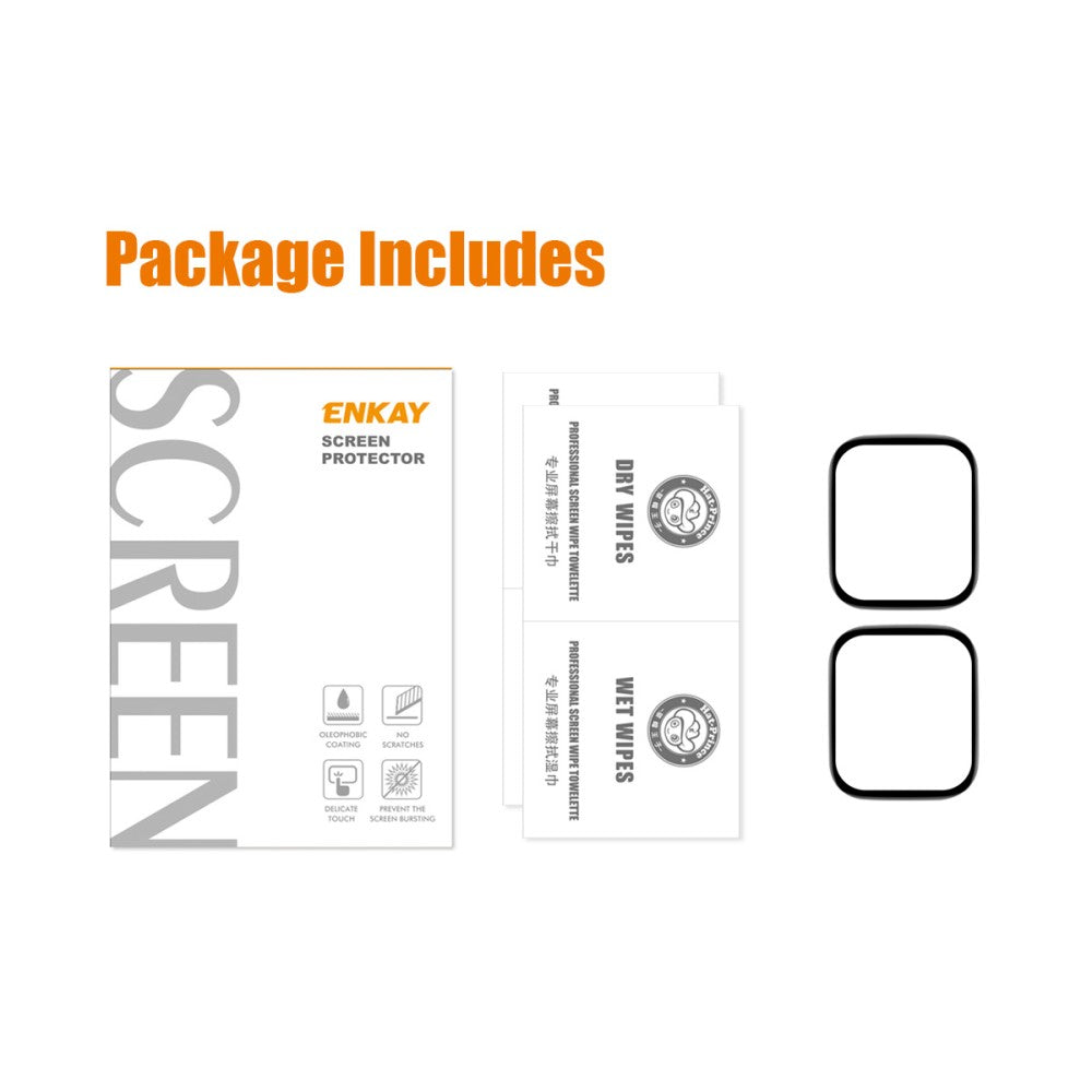 2stk Xiaomi Redmi Band 3 Silikone  HD Skærmbeskytter - Gennemsigtig#serie_2