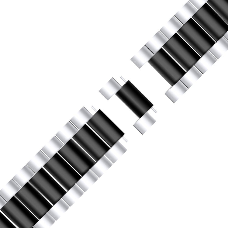 Cool Metal Universal Rem passer til Fitbit Sense 2 / Fitbit Versa 4 - Sølv#serie_086