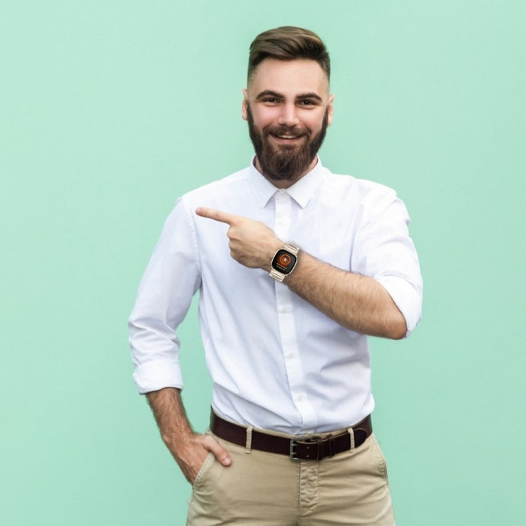 Kønt Metal Universal Rem passer til Fitbit Sense 2 / Fitbit Versa 4 - Guld#serie_2