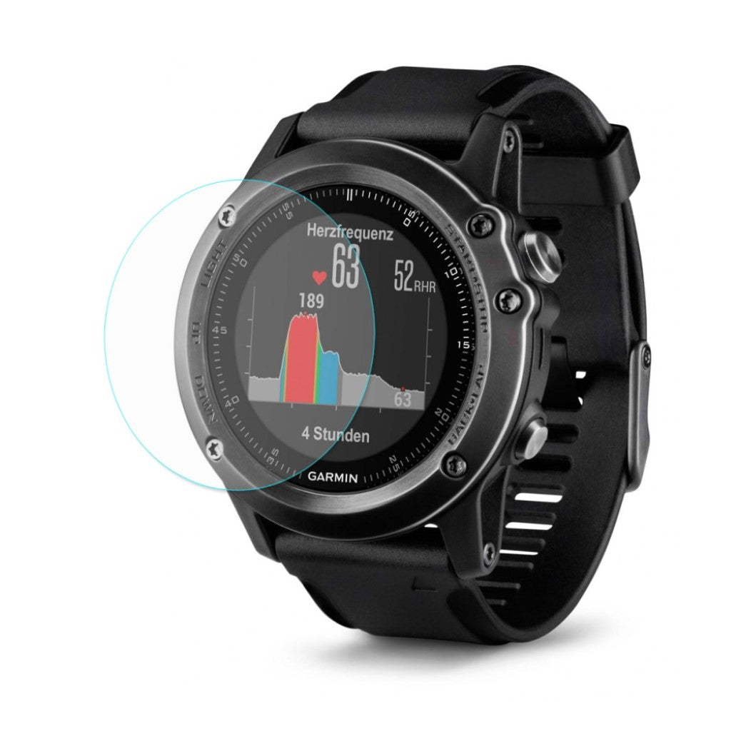 Garmin Fenix 3 Hærdet Glas  0.2mm Skærmbeskytter - Gennemsigtig#serie_014