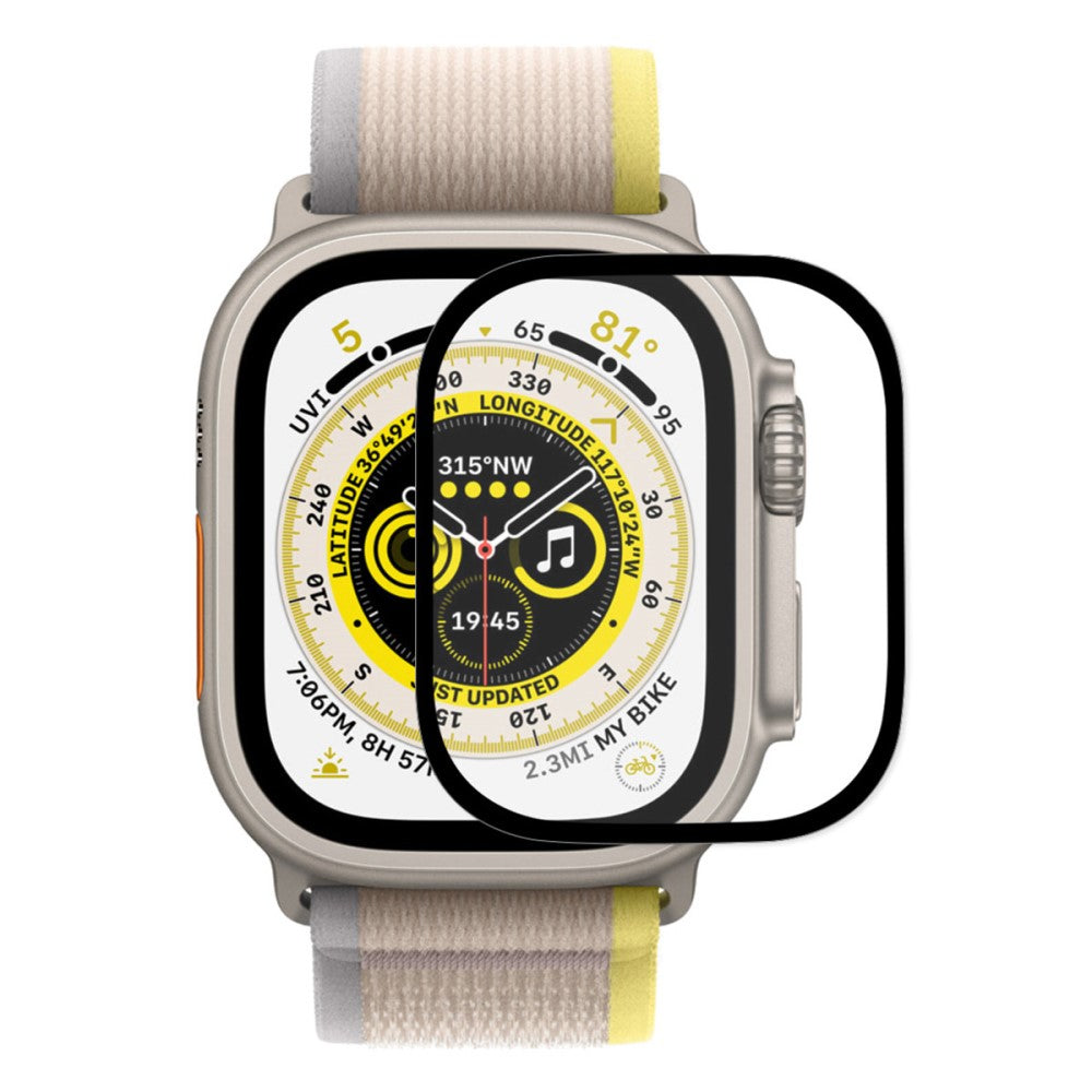 Apple Watch Ultra Hærdet Glas Skærmbeskytter - Gennemsigtig#serie_592