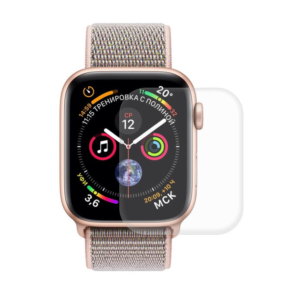 Apple Watch Series 4 40mm / Apple Watch 40mm Plastik  HD Skærmbeskytter - Gennemsigtig#serie_215
