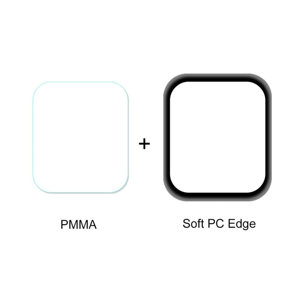 2stk Universal Apple Plastik Skærmbeskytter - Gennemsigtig#serie_293