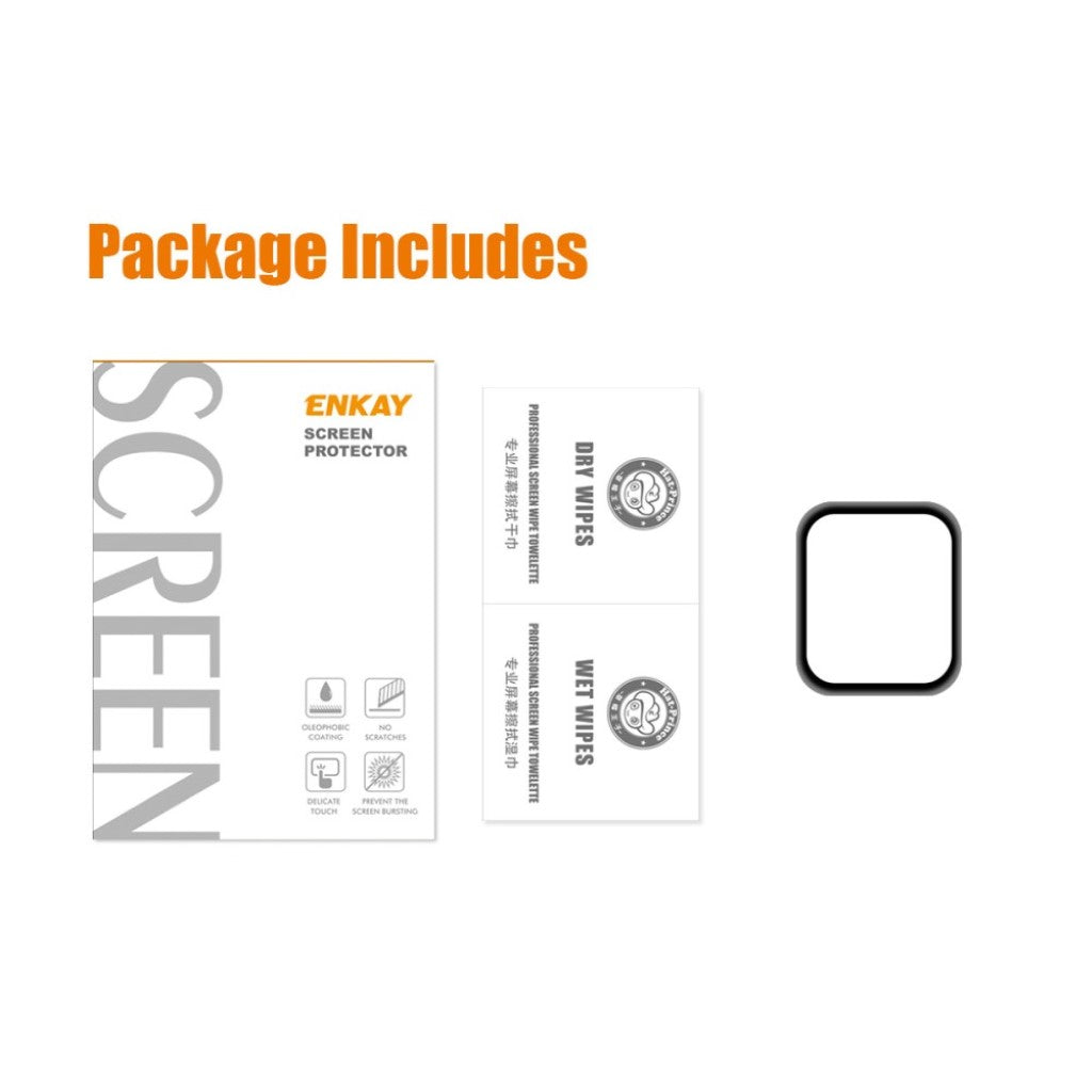 2stk Universal Apple Hærdet Glas  9H Skærmbeskytter - Gennemsigtig#serie_295