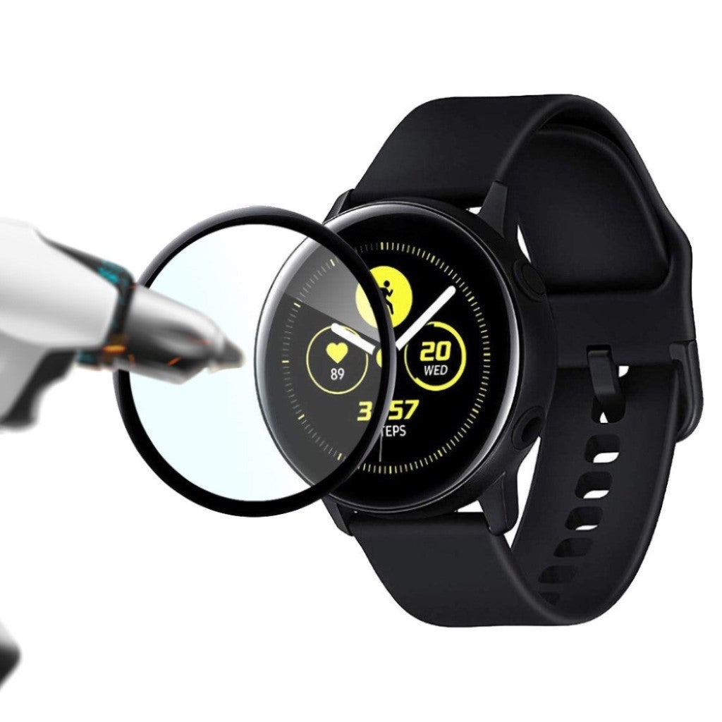 2stk Samsung Galaxy Watch Active Hærdet Glas Skærmbeskytter - Gennemsigtig#serie_348