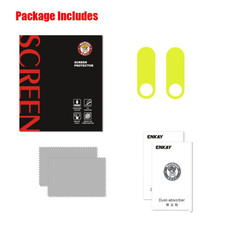 2stk Xiaomi Mi Band 3 Plastik Skærmbeskytter - Gennemsigtig#serie_015