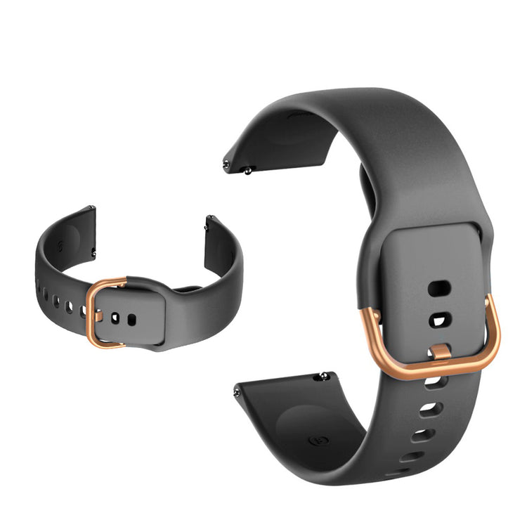 Silicone watch band for Samsung and Garmin watch - Black#serie_1