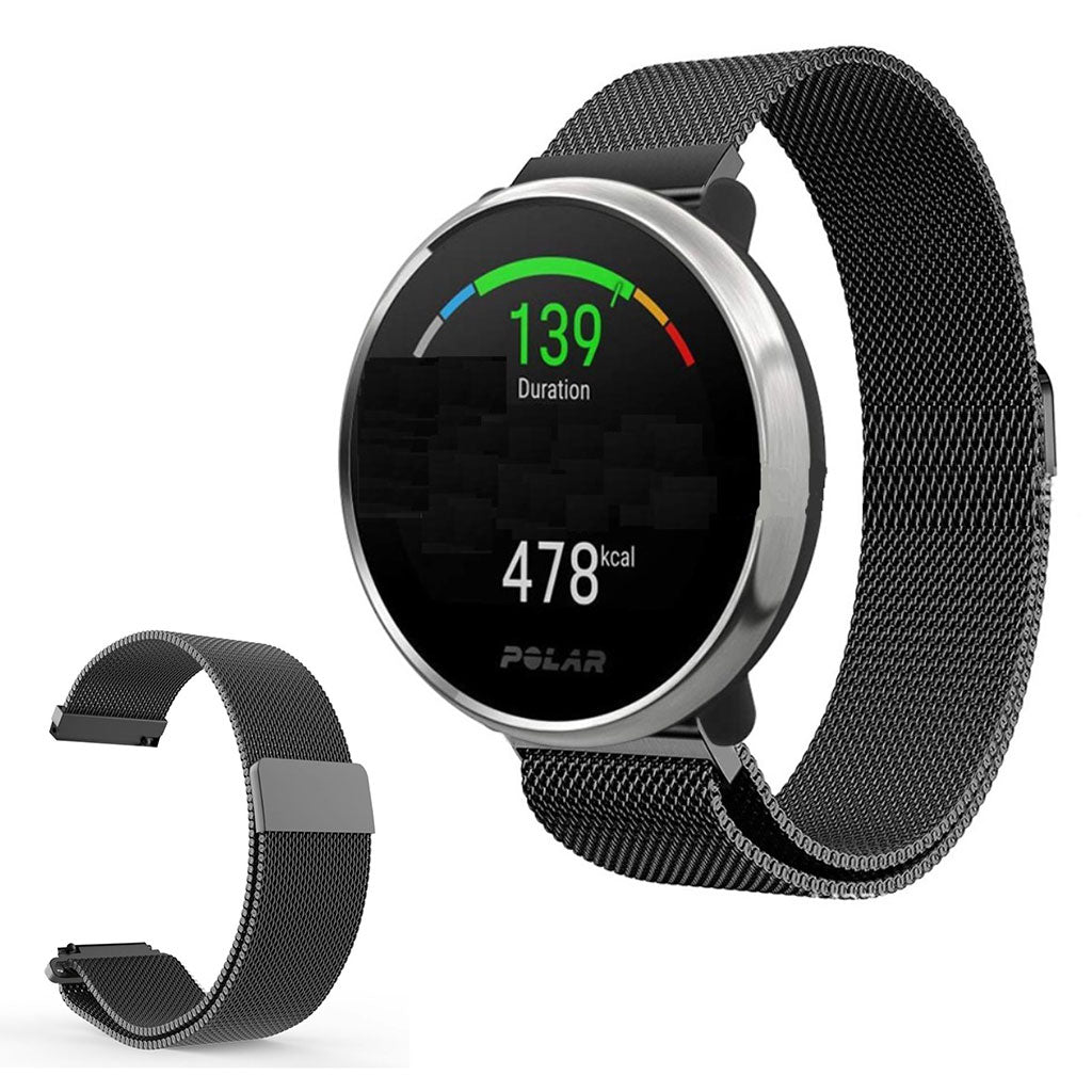 20mm Universal stainless steel watch band - Black#serie_1