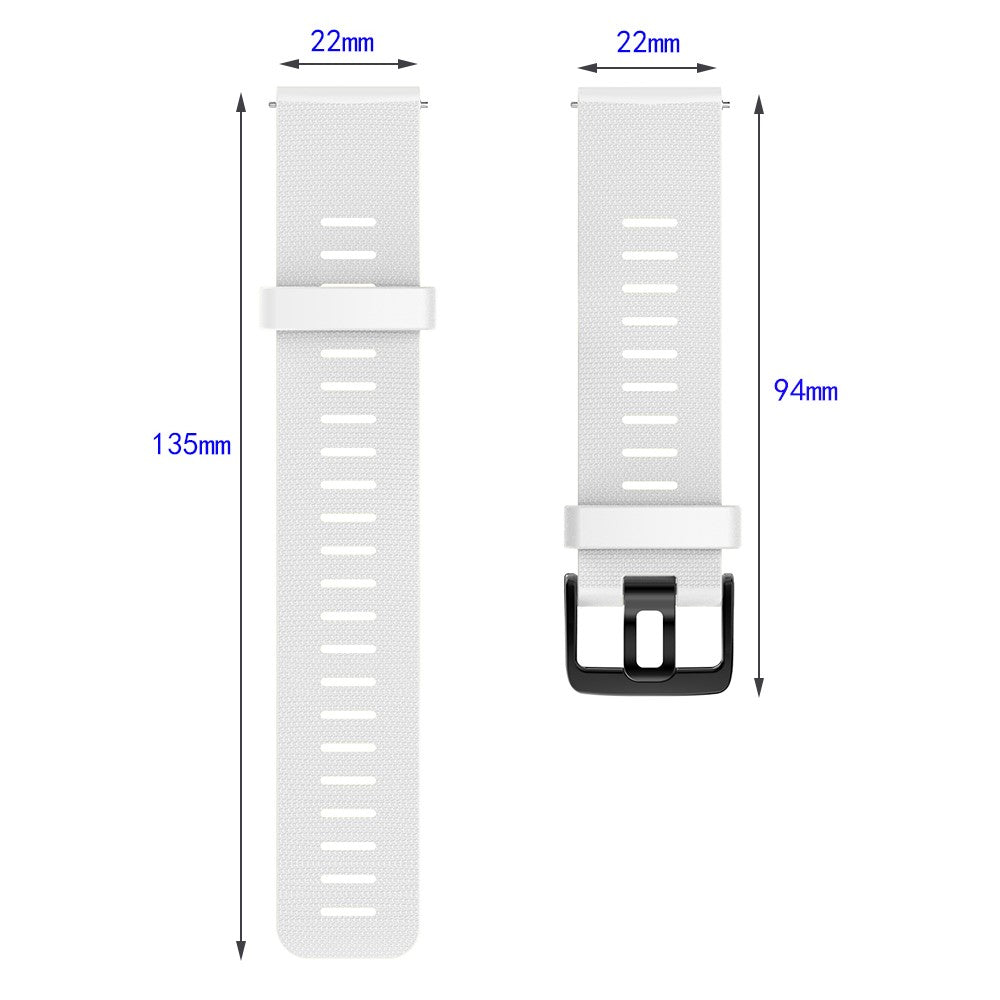 Helt vildt nydelig Universal Silikone Urrem - Hvid#serie_1