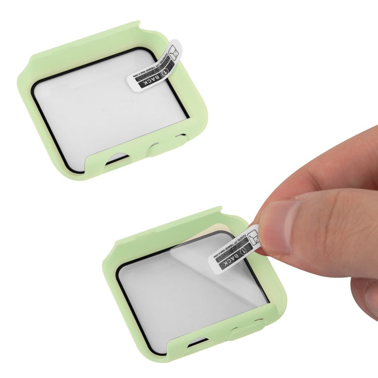 Flot Apple Watch Series 8 (41mm) / Apple Watch Series 7 41mm Cover med Skærmbeskytter i Plastik og Hærdet Glas - Grøn#serie_5
